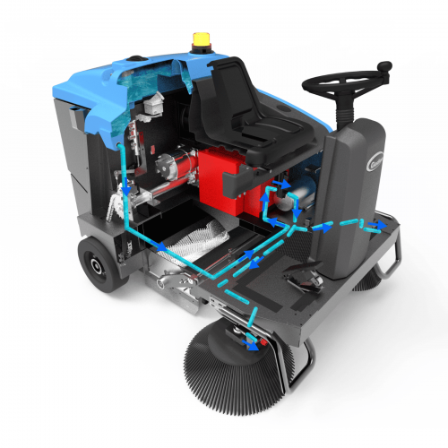 Подметальная машина Gadlee GTS 1450 HD